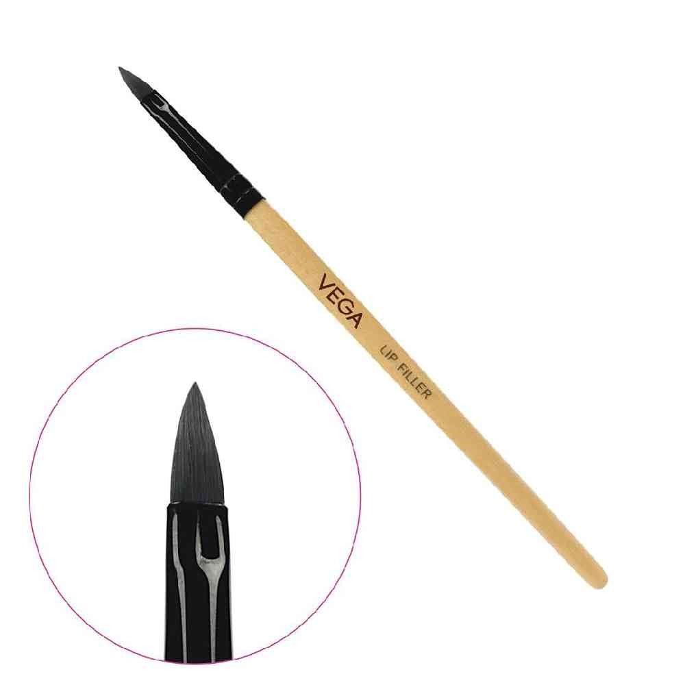Vega Lip Filler Makeup Brush With Wooden Handle