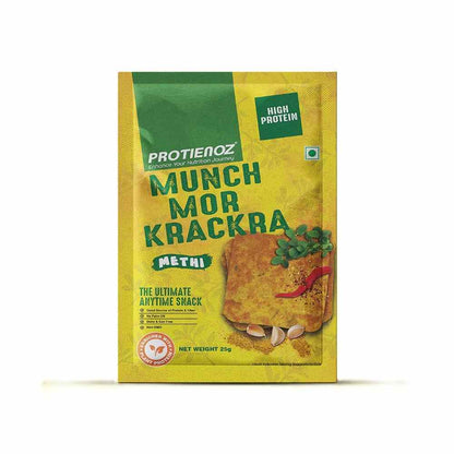 Protienoz Munch Mor High Protein Methi Krackra (10 X 25 gms)