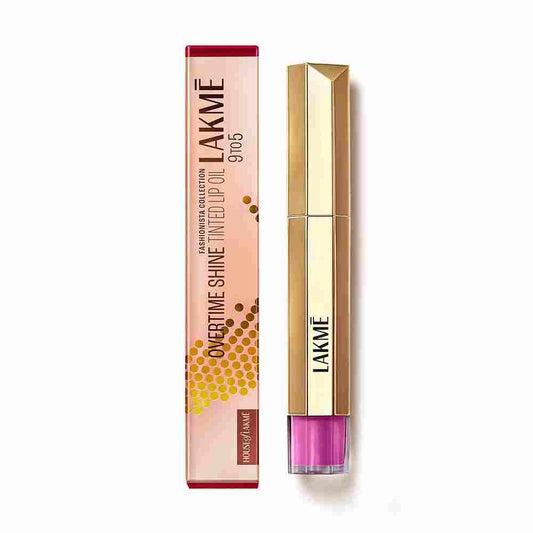 Lakme 9to5 Overtime Shine Tinted Lip Oil - Violet Vixen (5.3ml)