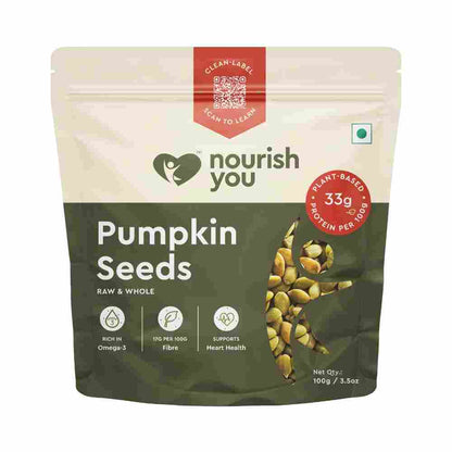 Nourish You Raw Pumpkin Seeds (100 gms)