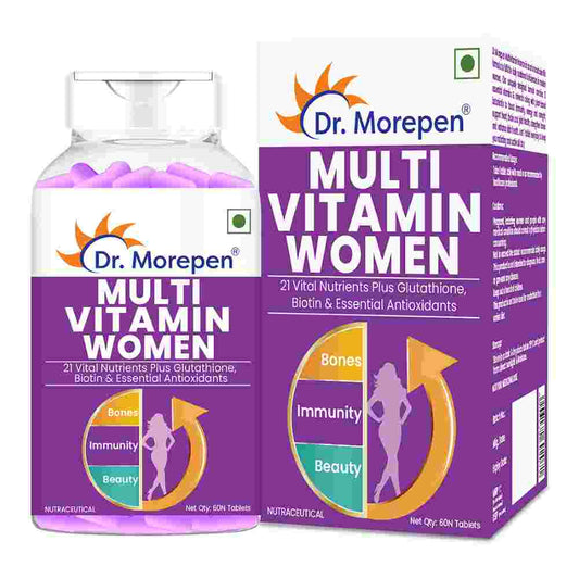 Dr. Morepen Multivitamin Women With Calcium & Herbal Extracts (60 Veg Tablets)