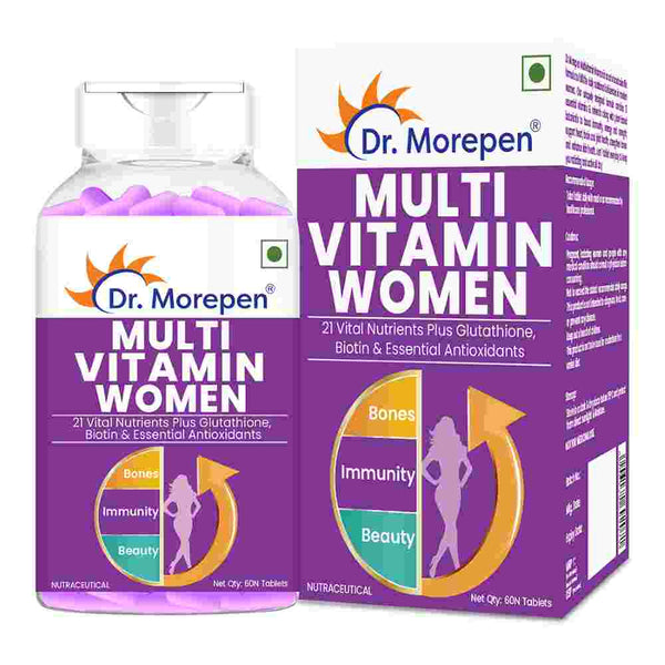 Dr. Morepen Multivitamin Women With Calcium & Herbal Extracts (60 Veg Tablets)