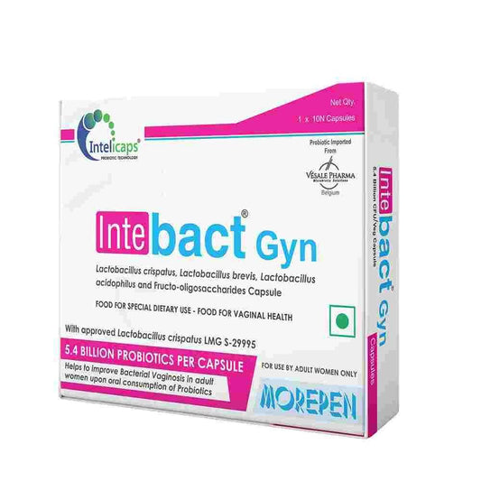Dr. Morepen Intebact Gyn (10 Veg Capsules)
