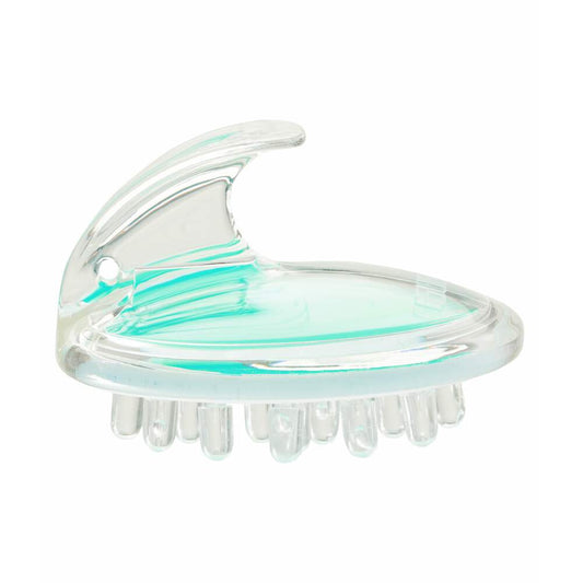 GUBB Manual Clean Care Silicone Head Body Scalp Massage Brush (Pink)