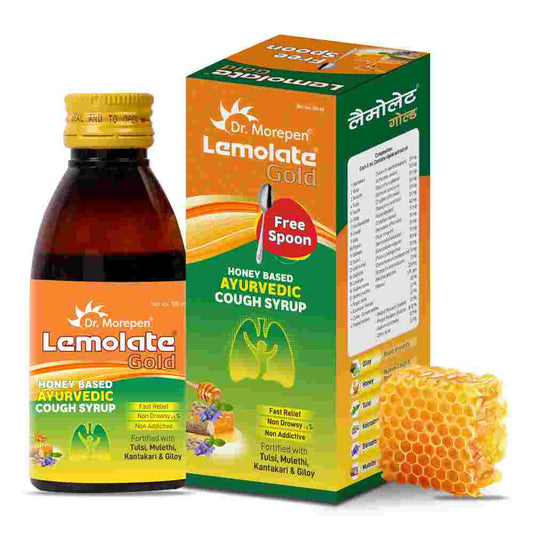 Dr.Morepen Lemolate Gold Ayurvedic Cough Syrup