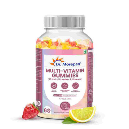 Dr. Morepen Multivitamin Gummies With 10 Multi-vitamins & Minerals (60 Gummies)