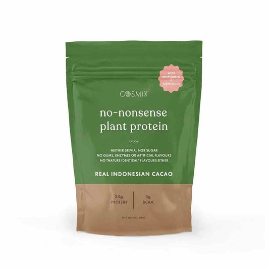 Cosmix No Nonsense Plant Protein - Indonesian Cacao (500 gms)
