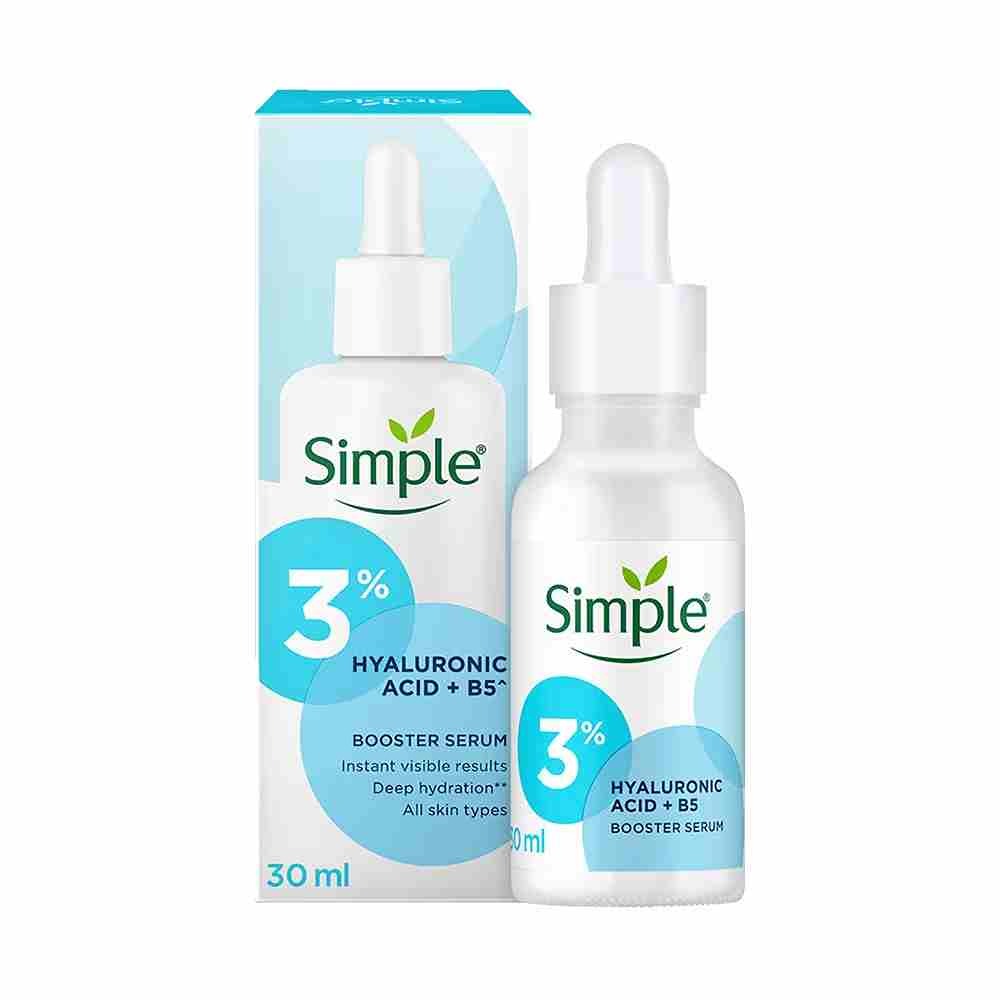Simple Booster Serum 3% Hyaluronic Acid + B5 For Deep Hydration (30ml)