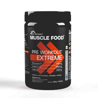 Dr. Morepen Pre-workout Extreme Blue Raspberry- 465 gms