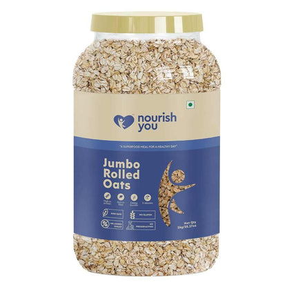 Nourish You Jumbo Rolled Oats (1.2kg)