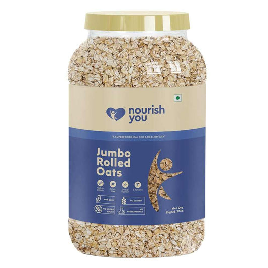 Nourish You Jumbo Rolled Oats (1.2kg)
