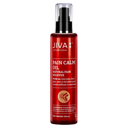 Jiva Pain Calm Oil Relieves Knee, Legs, Shoulder, Muscle & Joint Pain (200ml)