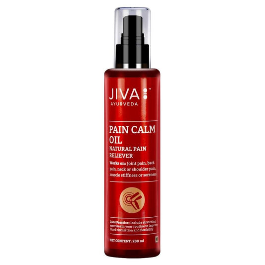 Jiva Pain Calm Oil Relieves Knee, Legs, Shoulder, Muscle & Joint Pain (200ml)