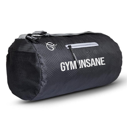 GYM INSANE Honey Comb Polyster Duffle Bag with Shoe Compartment for Men & Women - Color Black (16 Ltr)