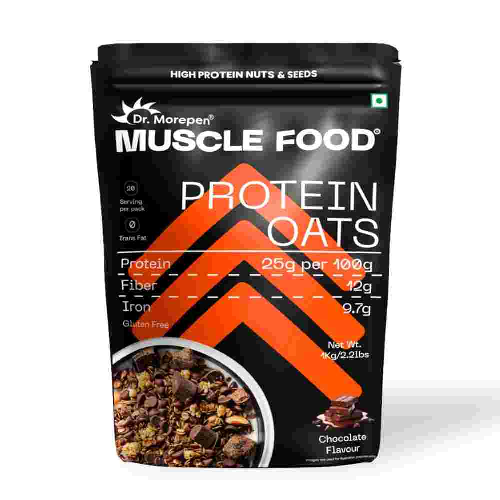 Dr. Morepen Protein Oats Chocolate Flavour- 1 kg