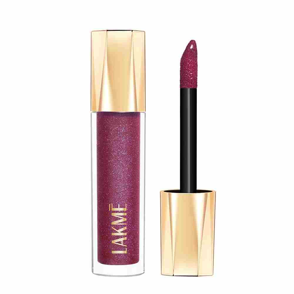 Lakme Glitterati Lip Glaze - 501 Berry Sparkler (5ml)