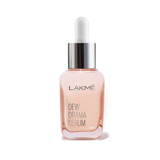 Lakme Dew Drama Serum, 6% Vit B3, E, F & Pro-Ceramides for Skin Barrier & Dewy Radiance (30ml)
