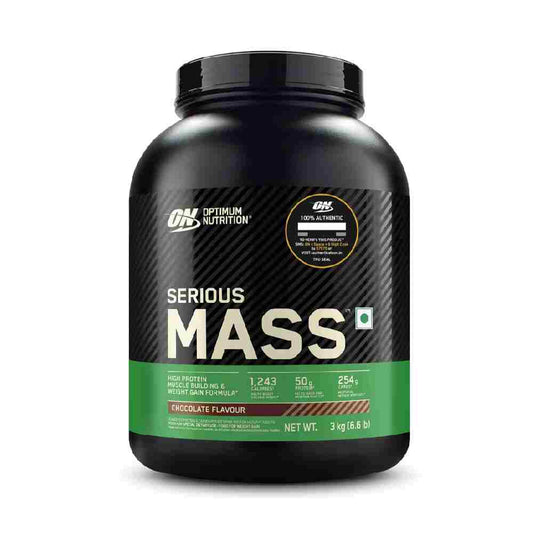 Optimum Nutrition (ON) Serious Mass Weight Gainer Powder 3 kg (Chocolate)