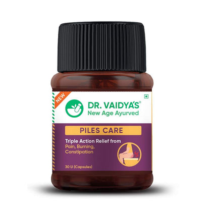 Dr. Vaidya's Piles Care-30 Capsules (Pack of 1)