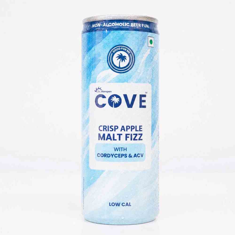 Dr. Morepen Cove Crisp Apple Malt Fizz with Cordyceps & ACV low cal