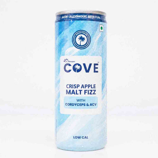 Dr. Morepen Cove Crisp Apple Malt Fizz with Cordyceps & ACV low cal