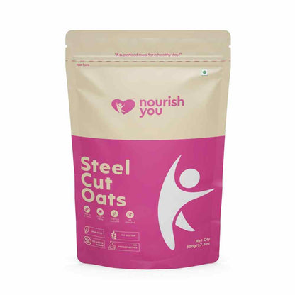 Nourish You Premium Steel Cut Oats (500 gms)