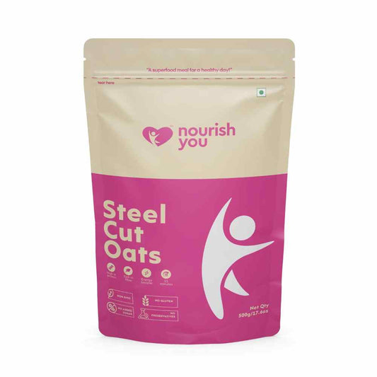 Nourish You Premium Steel Cut Oats (500 gms)