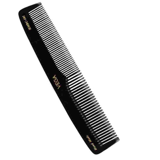 Vega Graduated Black Dressing Handmade Hair Comb For Men And Women (Hmbc-101)