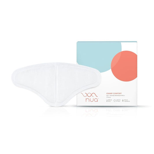 Nua Cramp Comfort Heat Patches for Period Pain and Cramps, 3 Sheets