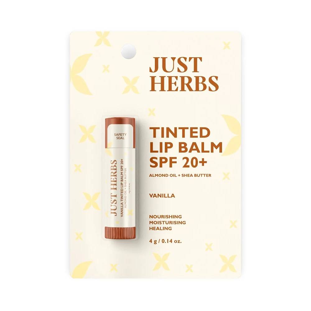 Just Herbs Tinted Lip Balms SPF 20+ (Vanilla)