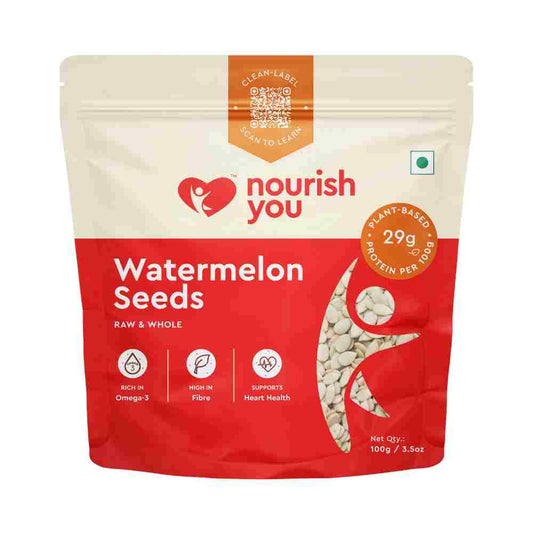 Nourish You Raw Watermelon Seeds For Eating (100 gms)
