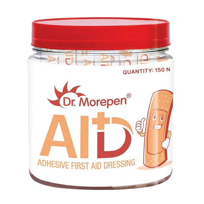 Dr. Morepen AID Adhesive Band Aid Waterproof for Kids & Adults (150 pcs)