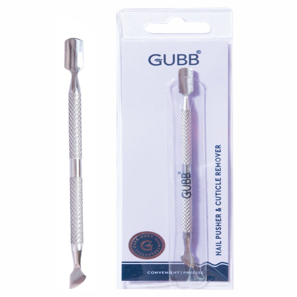 GUBB Stainless Steel Nail Pusher & Cuticle Remover, Manicure Tool