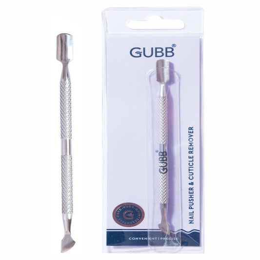 GUBB Stainless Steel Nail Pusher & Cuticle Remover, Manicure Tool