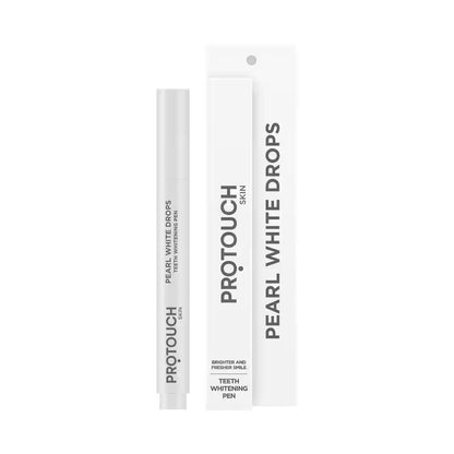 PROTOUCH Pearl White Drops Teeth Whitening Pen Gel, Whiter Teeth & Fresher Breath Enamel Safe (2.8ml)