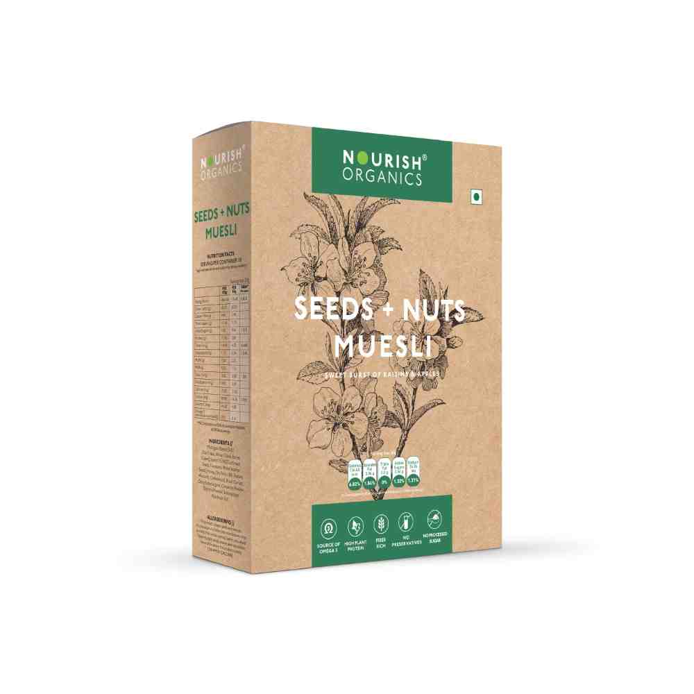 Nourish Organics Seeds + Nuts Muesli - 300 gms