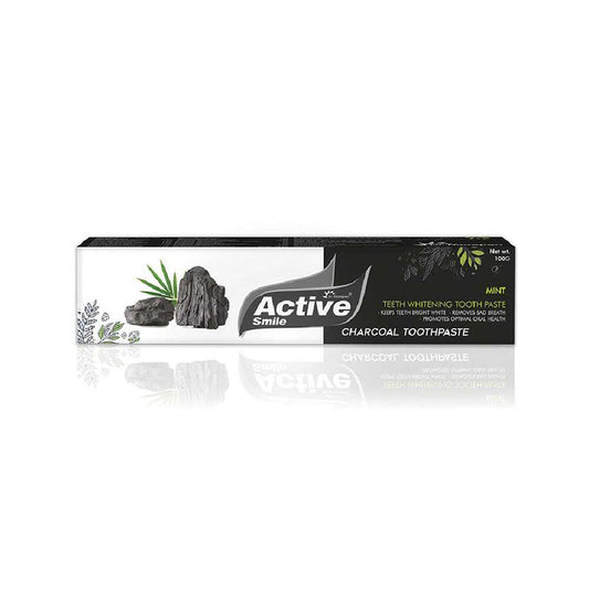 DR. MOREPEN Active Smile Charcoal Toothpaste for Teeth Whitening & Bad Breath Removal (100 gms)