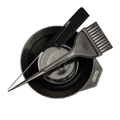 GUBB Hair Colouring Kit with Strong Nylon Bristles, Perfect For Hair Dyeing & Mehandi, Tail Comb & Mixing Bowl, Complementary Comb for Hair Partition