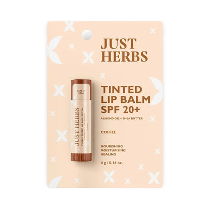 Just Herbs Tinted Lip Balms SPF 20+ (Coffee)