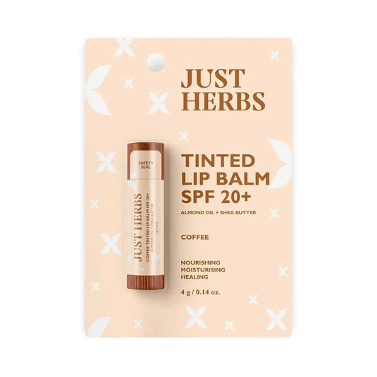 Just Herbs Tinted Lip Balms SPF 20+ (Coffee)
