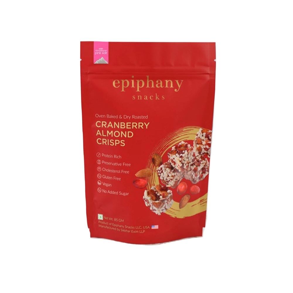 Epiphany Snacks Cranberry Almond Energy Bar Dry Fruit (85 gms)