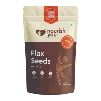 Nourish You Raw Flax Seeds (500 gms)