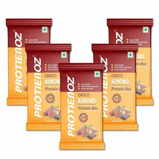 Protienoz High Protien Choco Almond Protein Bars (5x28 gms)