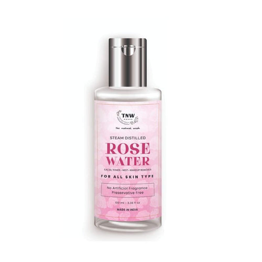 TNW-The Natural Wash Pure and Natural Rose Water Face Toner/Skin Toner/Makeup Remover for Men & Women (100ml)