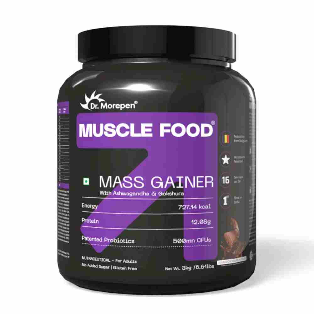 Dr. Morepen Mass Gainer Double Chocolate- 3 kg