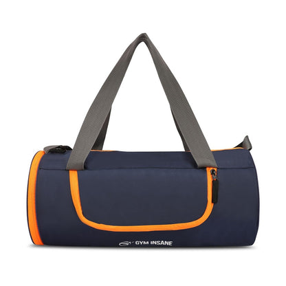GYM INSANE Navy Breeze Polyester Duffle Bag with Shoe Compartment for Men & Women - Color Navy Blue(21 Ltr)