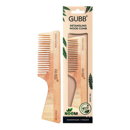 Gubb Detangling Neem Wood Comb (NWC-05ONL)