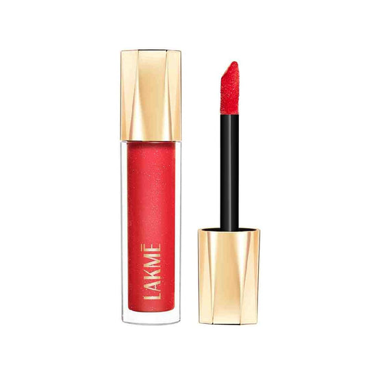 Lakme Glitterati Lip Glaze - 101 Scarlet Spritzer (5ml)