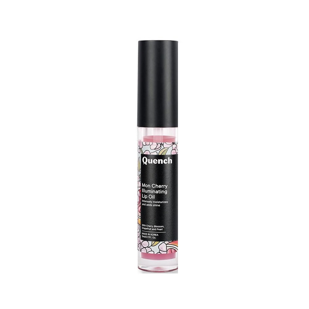 Quench Botanics Illuminating Lip Oil with Cherry Blossom Radiance (5ml)