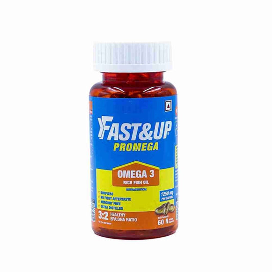 Fast&Up Promega with 1250 mg Omega-3 (60 Capsules)